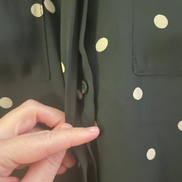 J. Crew Polka Dot Shirt for Work - Picture 5 of 6
